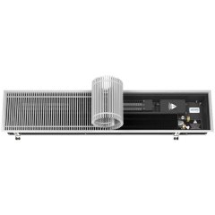 Внутрипольный конвектор VARMANN Qtherm 75х190х4088 (решетка анодированная в цвет латуни) правое подключение, Q 190.75.4088.R5323 RR U EV3
