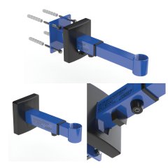 Настенное регулируемое крепление для расширительного бака Askon (до 25л.), 3/4 синее, NK-754375