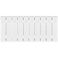 Радиатор биметаллический RIFAR MONOLIT 300 10 секций боковое подключение (белый RAL 9016), 3RM30-10