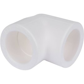 Угольник Kalde d=32 90* для полипропиленовых труб под сварку (цвет белый), R.3212-elb-320000