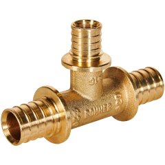 Тройник переходной ROMMER 20x16x20 для труб из сшитого полиэтилена аксиальный