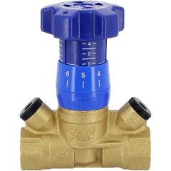 Клапан балансировочный Cimberio 787R 3/4 PN25 BB ручной без изм. ниппелей