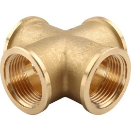 Крестовина TIEMME ВВ 1 для стальных труб резьбовой, 1500091