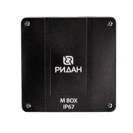 Коробка распределительная Ридан M BOX, 110х110х67 мм, IP66/IP67, черная, 21RT0929R