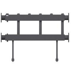 Модульный коллектор GIDRUSS MK-1000-3x50 (до 1 мВт, 2 магистр. подкл. Фл.Ду100, 3 контура G 2 вверх или вниз)