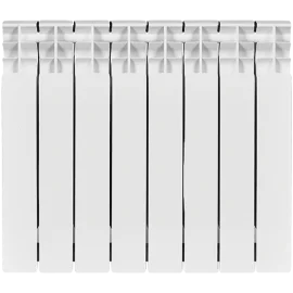 Радиатор биметаллический STOUT TITAN 500 8 секций боковое подключение (белый RAL 9016), SRB-3310-050008