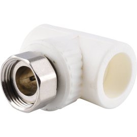 Тройник Kalde комбинированный с накидной гайкой 32х1, 3222-tut-321000