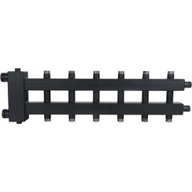 Коллектор (дублер компакт) ROMMER с гидроразделителем на 3+3+1 контура RDG-0018-024037