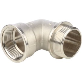 Угольник STOUT с упором НВ никелированный 1 1/2, SFT-0016-000112