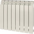 Радиатор алюминиевый Global VOX EXTRA 500 8 секций боковое подключение (белый RAL 9010), 83545