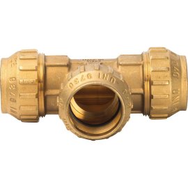 Тройник TIEMME 40х40х40 для труб ПНД винтовой, 3400050