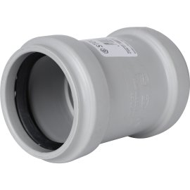 Муфта двухраструбная канализационная бесшумная STOUT D58, SKB-0006-000058