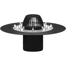 Кровельная воронка Sinikon с увеличенным корпусом с электрообогревом