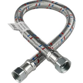 Гибкая подводка для воды STOUT ВР 3/4 х ВР 3/4, длина 800 мм, SHF-0308-182020