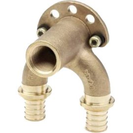 Проточный настенный угольник РЕХАУ RAUTITAN 16/16-Rp 1/2 длинный RX+ для труб из сшитого полиэтилена, 14562701001