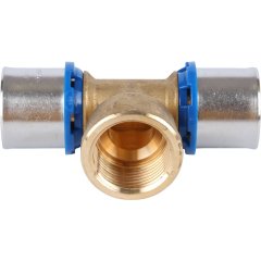 Тройник-переходник APE с внутренней резьбой 32х1 х32 для металлопластиковых труб прессовой, ARL2110404