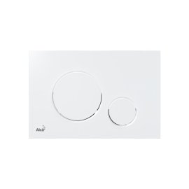 Кнопка управления AlcaPlast для скрытых систем инсталляции белый глянцевый M670