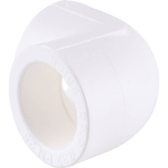 Угольник 90* Kalde d=32 для полипропиленовых труб под сварку (цвет белый)