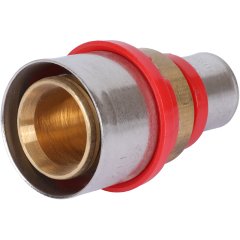 Муфта TIEMME 32x20 для металлопластиковых труб прессовой, 1650115