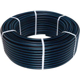 Труба напорная CYKLON ПЭ100 DN40х2,4 PN10 SDR 17 с син. полосой, метровая разметка (ОТГРУЗКА КРАТНО 100 М.) 10017040