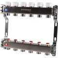 Коллектор из нержавеющей стали без расходомеров ROMMER 6 выходов