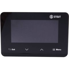 Проводной комнатный двухпозиционный регулятор STOUT ST-293v3, черный, STE-0101-029332