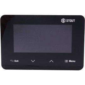 Проводной комнатный двухпозиционный регулятор STOUT ST-293v3, черный, STE-0101-029332