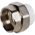 Муфта комбинированная Pro Aqua d=32-1.1/4 PP-R разъемная (американка) ВР Белая