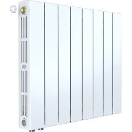 Радиатор биметаллический RIFAR SUPReMO VENTIL 500 SVR 9 секций нижнее правое подключение (белый RAL 9016), 4RS50.VR-9