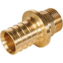 Переходник с наружной резьбой ROMMER 32xG 3/4 для труб из сшитого полиэтилена аксиальный