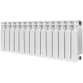 Радиатор биметаллический STOUT TITAN 350 14 секций боковое подключение (белый RAL 9016)