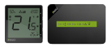 Беспроводной Терморегулятор ENGO Controls EFAN-RF WIFI для конвекторов, программируемый, с аккумулятором, накладной, черный