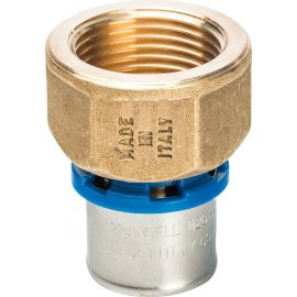 Муфта Prandelli Multyrama с внут.рез. (26х3)х3/4 профиль H, TH, U для металлопластиковых труб прессовой, 509.02.12.6