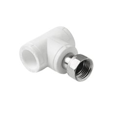 *Тройник Pro Aqua d=20-3/4 PP-R с накидной гайкой Серый, PA29110G