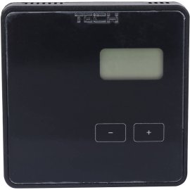 Беспроводной двухпозиционный комнатный терморегулятор, черный TECH (нагрузка 1A / 230В/AC), ST-294 v 2