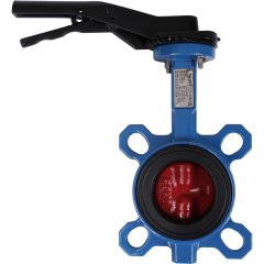 *VPI4448-02EP0065 Tecofi Затвор дисковый поворотный межфланцевый Tecfly с ручкой, корпус и диск ковкий чугун, манжета EPDM, PN16, DN 65