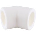 Угольник 45* Kalde d=20 для полипропиленовых труб под сварку (цвет белый), 3212-elb-200045