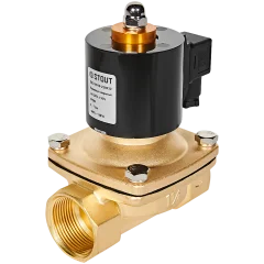 Клапан соленоидный (электромагнитный) STOUT прямого действия НЗ 220В G1 1/4 SSV-0010-220032