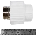 Муфта комбинированная Pro Aqua d= 20-3/4 PP-R НР Белая