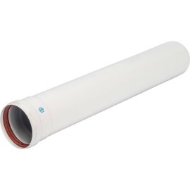 *SCA-0080-800500 STOUT элемент дымохода DN 80  труба 500 мм утепленная п/м, SCA-0080-800500