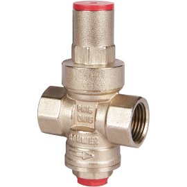 Редуктор давления ROMMER PN16 вн/вн 1/2  с выходом под манометр, RVS-0010-000015