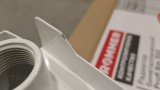 Уцененный товар (сколы краски на ламели крайней секции): Радиатор биметаллический ROMMER Profi BM 500 4 секции боковое подключение (BI500-80-80-150) (RAL9016), RBM-1210-050004