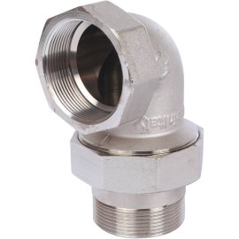 Разъемное угловое соединение STOUT американка ВН 2 уплотнение под гайкой o-ring кольцо, никелированное, SFT-0057-000002