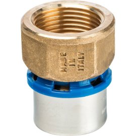 Муфта Prandelli Multyrama с внут.рез. (32х3)х1 профиль H, TH, U для металлопластиковых труб прессовой, 509.02.13.2