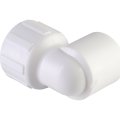 Угольник Политэк 20x1/2 с внутренней резьбой для полипропиленовых труб под сварку (цвет белый), 9400002012