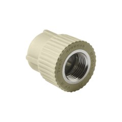Муфта комбинированная Pro Aqua d=38066 PP-R ВР Серая, PA22010PG