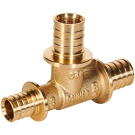 Тройник переходной ROMMER 20x20x16 для труб из сшитого полиэтилена аксиальный, RFA-0014-202016