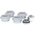 011048 08 Global KIT 3/4 Присоединительный набор для радиатора (цвет cod.08 grigio argento opaco metallizzato 2676 (серый)), A048KIT3/408