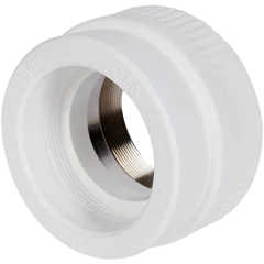 Муфта комбинированная Pro Aqua d= 90-3 PP-R под ключ ВР Белая