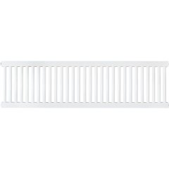 КЗТО РС 1-500-29 1/2 Радиатор стальной трубчатый RAL 9016 (кронштейны в комплекте)